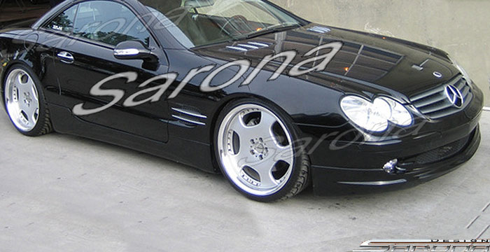 Custom Mercedes SL  Convertible Side Skirts (2003 - 2008) - $650.00 (Part #MB-052-SS)